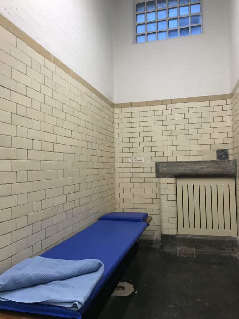 a bow street police station cell