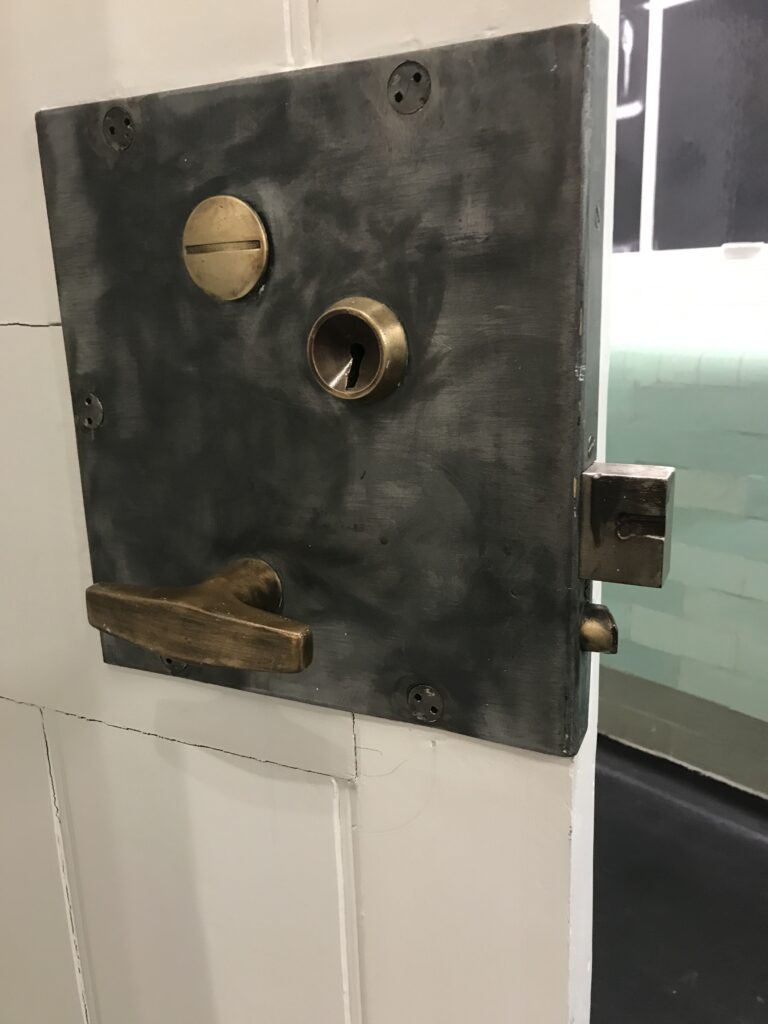 lock on the cell door