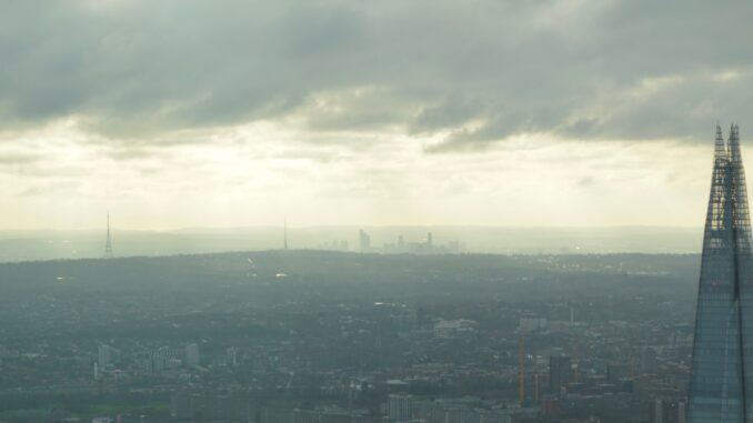 the view from Horizon 22 - the viewing gallery at 22 Bishopsgate